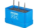 Pferd Hartmetallfrässtifte-Set 3-tlg. Zahnung 3 PLUS Schaft-Ø 3 mm