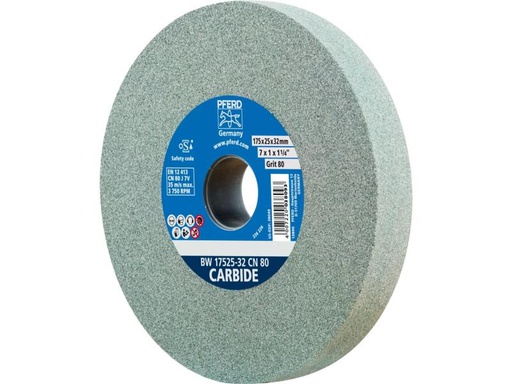 [90329870 1639569] Pferd Schleifbockscheiben Ø 175 x 25 mm Bohrung-Ø 32 mm SiC80