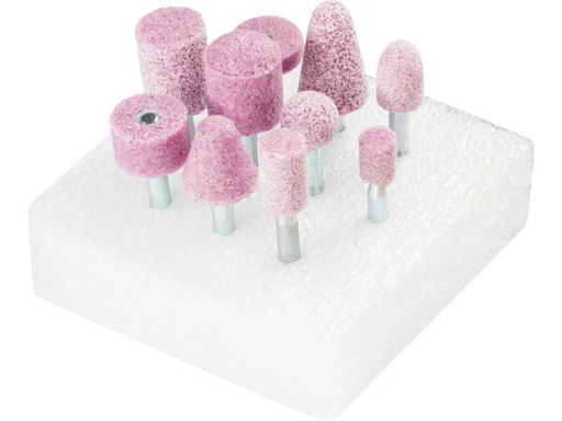 [90329936 1639575] Pferd Schleifstifte-Set 10-tlg. Schaft-Ø 6 mm A30