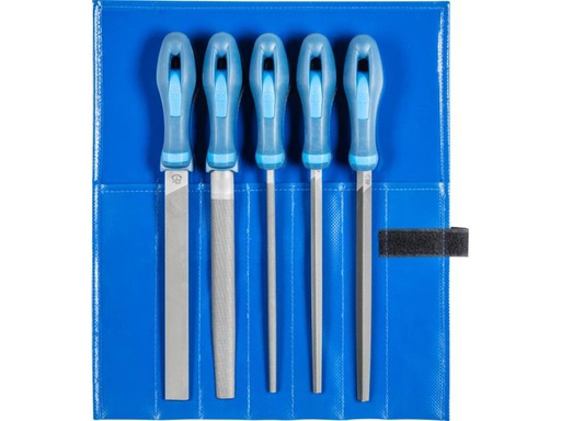 [90330066 1639615] Pferd Werkstattfeilen-Set WR 5-tlg. 200 mm Hieb 1