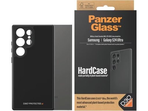 [90330153 1645720] Panzerglass Back Cover HardCase D3O Galaxy S24 Ultra Black