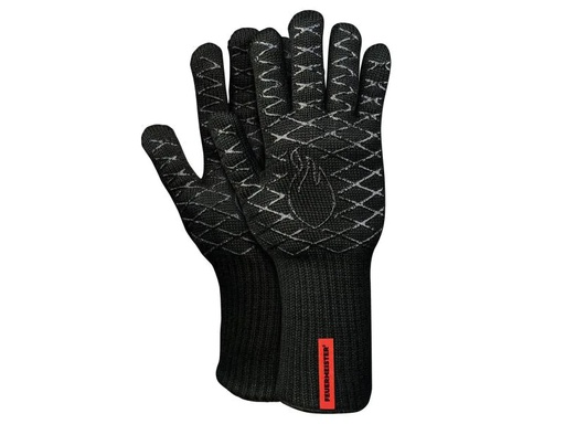 [90053166 976492] Feuermeister Grillhandschuh Premium BBQ Schwarz, Grösse 10