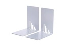 Maul Buchstützen-Set S Silber, Metall