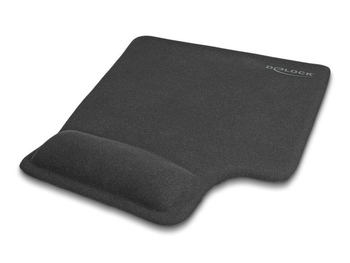[90330860 1662592] Delock Mausmatte Ergonomisch für Linkshänder Schwarz