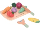 Spielba Holzspielwaren Spiel-Lebensmittel Gemüse-Set zum Schneiden