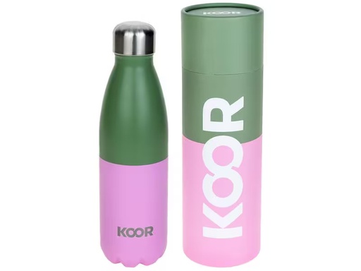 [90331028 1271888] KOOR Trinkflasche Oliva / Flamingo 500 ml