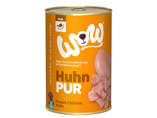 [90331213 1661021] WOW Nassfutter Pur Huhn Single Protein, 400 g