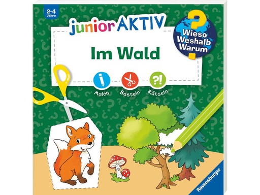 [90331237 1653455] Ravensburger Kinder-Sachbuch WWW junior AKTIV: Im Wald