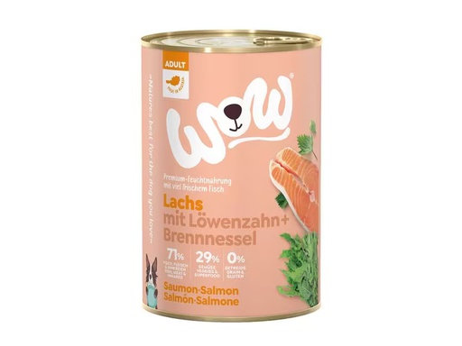 [90331242 1661008] WOW Nassfutter Adult Lachs, 400 g