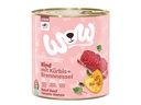 WOW Nassfutter Junior Rind, 800 g