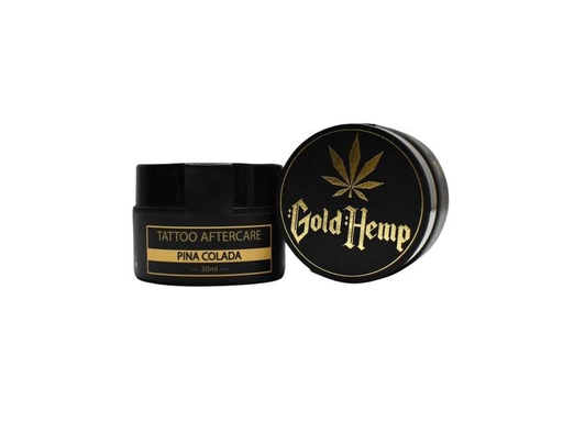 [90331274 1666280] GoldHemp Tattoo Pflegecreme Pina Colada 30 ml