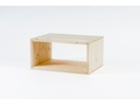 Holz Zollhaus Regal Lotti 20 x 40 x 30 cm, Nature