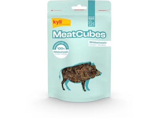 [90331371 1653565] kyli Leckerli MeatCubes Wildschwein, 150 g