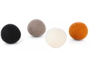 District 70 Katzen-Spielzeug Glow Felt Ball Toys, 35 mm, 4 Stück