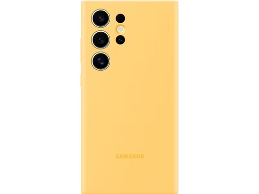 [90331405 1647922] Samsung Back Cover Silicone Galaxy S24 Ultra Gelb