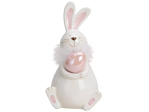 [90331435 1599029] G. Wurm Hase Hellrosa, Weiss