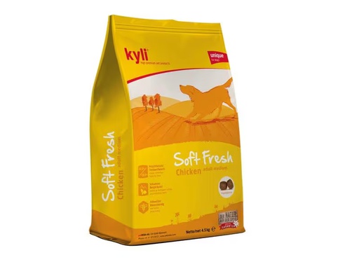 [90331488 548336] kyli Halbfeuchtfutter Soft Fresh Chicken Adult medium, 4.5 kg