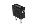 SKROSS Audio-Adapter Airplane Analog, Schwarz
