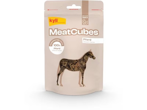 [90331575 1653562] kyli Leckerli MeatCubes Pferd, 150 g