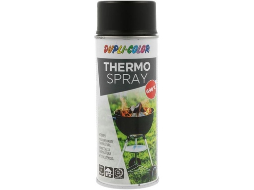 [90331578 1662386] DUPLI-COLOR Hitzebeständige Sprühfarbe Thermo Spray Schwarz, 400 ml