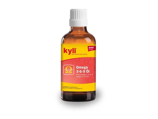 [90331607 784430] kyli Hunde-Nahrungsergänzung Omega 3-6-9 Öl, 250 ml