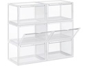 Songmics Schuhschrank  6-er Set Transparent