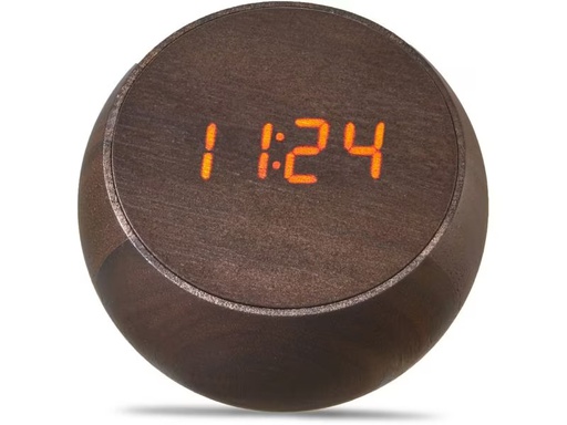 [90331764 1666522] Gingko Digitalwecker Tumbler Click Clock Braun
