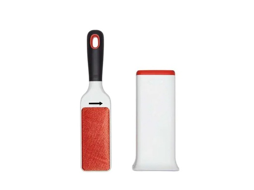 [90053317 660496] Oxo Good Grips Kleiderbürste FurLifter Rot/Schwarz/Weiss