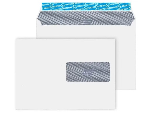 [90332007 1666239] Goessler Couvert mit Fenster G-Line Laser C5, Rechts, 500 Stück