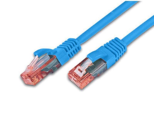 [90053341 229583] Wirewin Patchkabel RJ-45 - RJ-45, Cat 6, UTP, 0.5 m, Blau