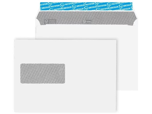 [90332046 1666235] Goessler Couvert mit Fenster G-Line Revivo C5, Links, 500 Stück