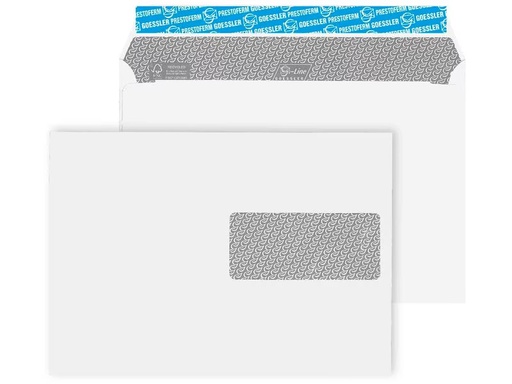 [90332050 1666228] Goessler Couvert mit Fenster G-Line Pure C5, Rechts, 500 Stück
