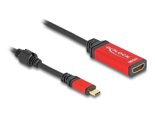 [90332121 1668951] Delock Verlängerungskabel 8K 60Hz USB Type-C - HDMI, 0.2 m