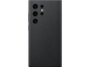 Samsung Back Cover Vegan Leather Galaxy S24 Ultra Schwarz