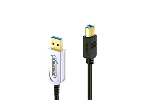 [90332146 1656353] FiberX USB 3.1-Kabel FX-I645 AOC USB A - USB B 5 m