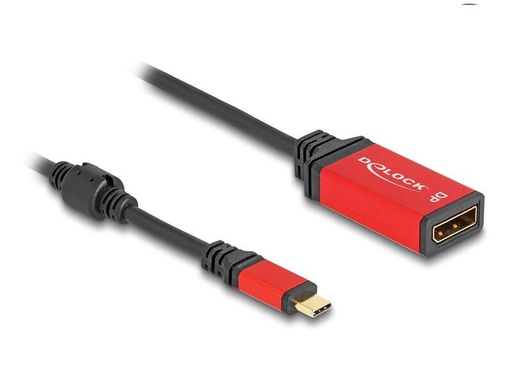 [90332272 1668955] Delock Verlängerungskabel 8K 30Hz USB Type-C - DisplayPort, 0.2 m