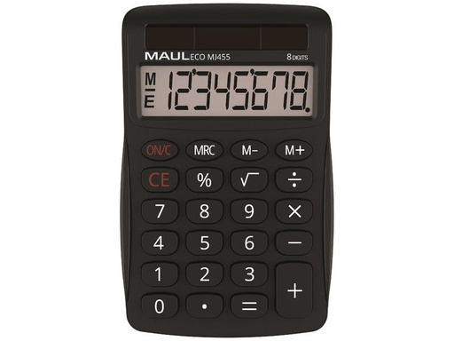 [90332339 1613330] Maul Taschenrechner ECO MJ455 Schwarz