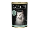 Cat's Love Nassfutter Adult Truthahn Pur, 400 g