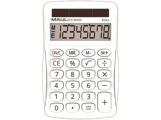 [90332453 1613329] Maul Taschenrechner ECO MJ455 Weiss