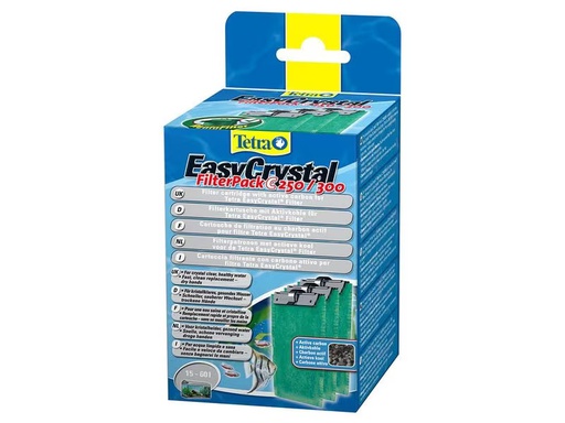 [90332497 1663574] Tetra EasyCrystal Filter mit Aktivkohle, 3 Stück