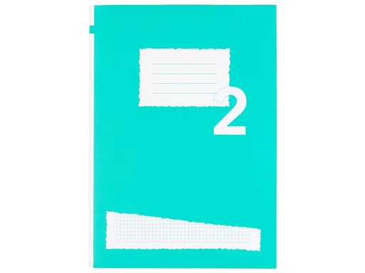 [90332499 1415300] Office Focus Schulheft FSC A4, Kariert, Grün, 10 Stück