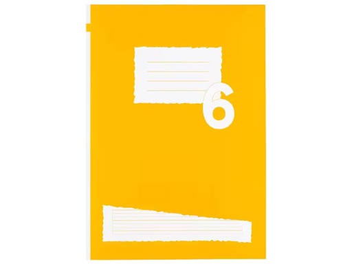[90332512 1415297] Office Focus Schulheft FSC A4, Liniert, Orange, 10 Stück