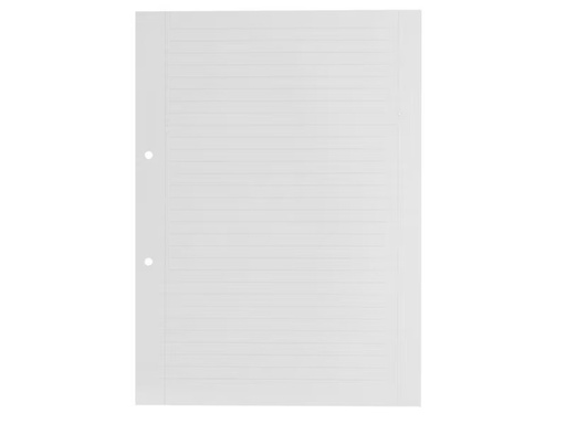 [90332559 1381076] Office Focus Heftblatt FSC A4, 9 mm Liniert, Weiss, 2-fach gelocht
