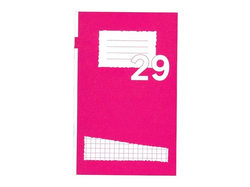 [90332608 1415316] Office Focus Schulheft FSC 14 x 20 cm, Kariert, Rot, 10 Stück