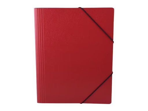 [90332617 1404943] Office Focus Gummibandmappe A4 ohne Etikette Rot