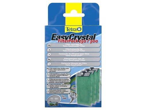 [90332686 1663573] Tetra EasyCrystal Filter ohne Aktivkohle, 3 Stück