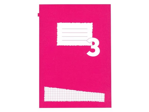 [90332690 1415301] Office Focus Schulheft FSC A4, Kariert, Rot, 10 Stück