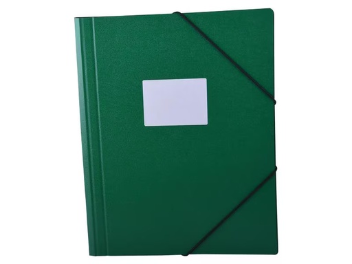 [90332693 1404754] Office Focus Gummibandmappe A4 mit Etikette Grün