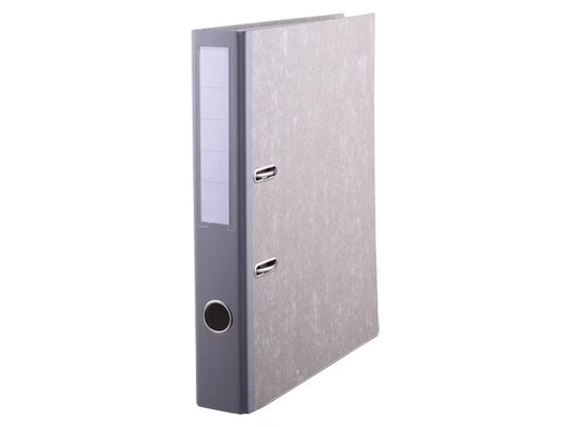 [90332707 1404861] Office Focus Ordner A4 4 cm, Grau-Marmor