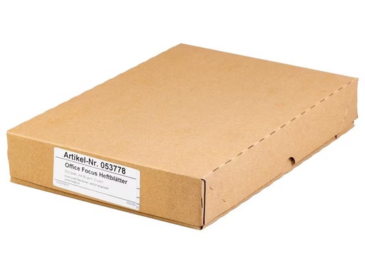 [90332729 1404967] Office Focus Heftblatt UWS A4, Liniert, Grau, 2-fach gelocht